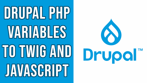 Sending Drupal variables to Twig and JavaScript